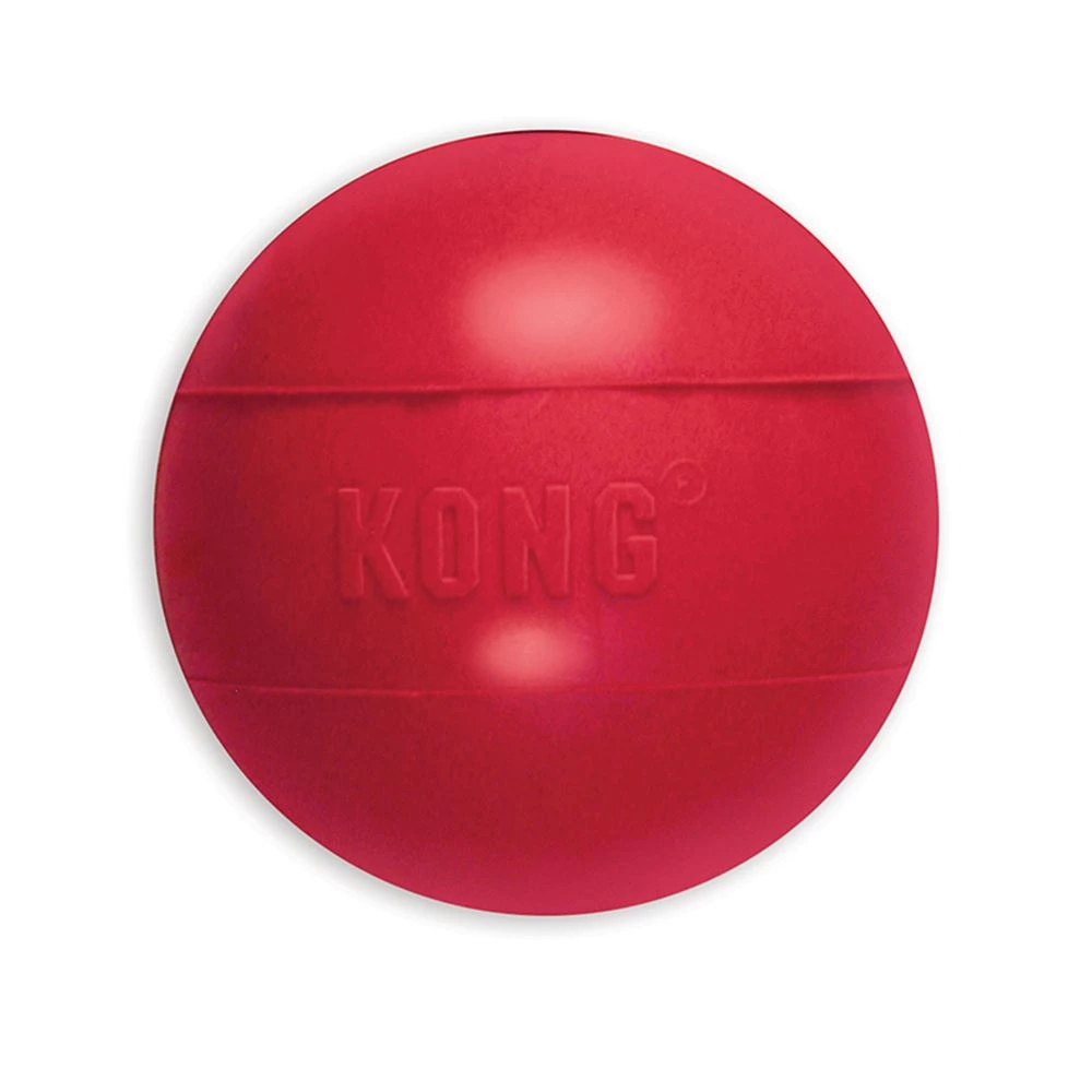 Kong Ball with Treat Hole, Medium / Large, KB1 1 Kong Ball with Treat Hole, Medium / Large, KB1