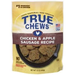 True Chews Chicken and Apple Sausage Recipe, 804205, 12 OZ