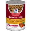 Hill's Science Diet Adult 1-6 Healthy Cuisine Chicken Carrots & Spinach Stew Canned Dog Food, 10450, 12.5 OZ Can