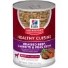 Hill's Science Diet Adult 1-6 Healthy Cuisine Braised Beef Carrots & Peas Stew Canned Dog Food, 10451, 12.5 OZ Can