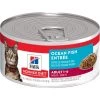 Hill's Science Diet Adult 1-6 Ocean Fish Entre Canned Cat Food, 6612, 5.5 OZ Can