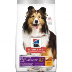 Hill's Science Diet Adult Sensitive Stomach & Skin Chicken Meal & Barley Dry Dog Food, 10115, 4 LB Bag