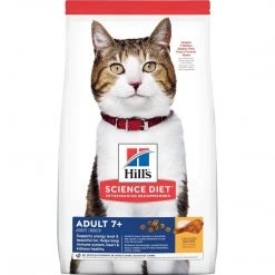 Hill's Science Diet Adult 7+ Active Longevity Chicken Recipe Dry Cat Food, 7104, 3.5 LB Bag