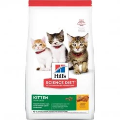 Hill's Science Diet Kitten Healthy Development Chicken Recipe Dry Cat Food, 9391, 7 LB Bag