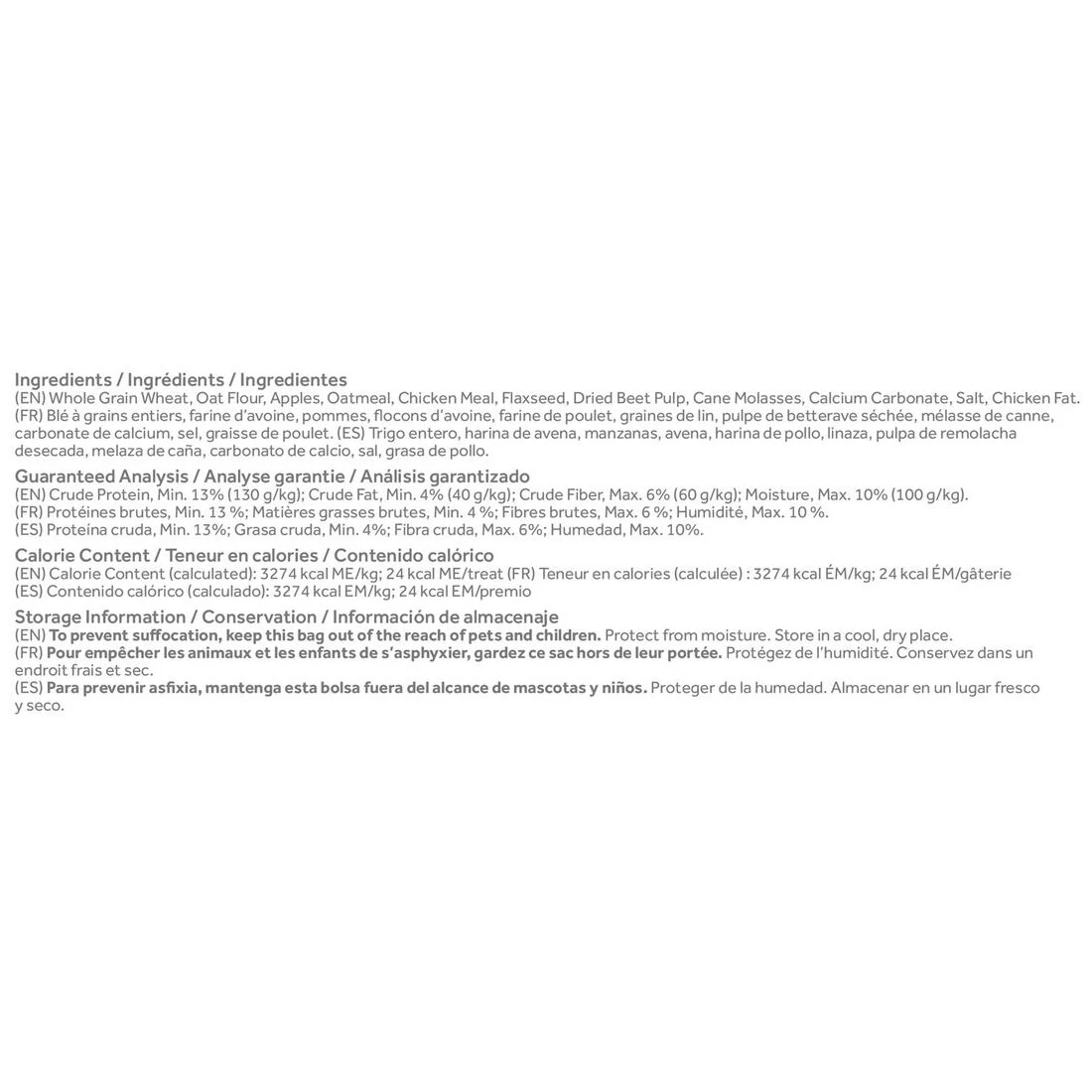 Hill's Science Diet Natural Fruity Crunchy Snacks With Apples & Oatmeal Dog Treats, 10565, 8 OZ Bag 2 Hill's Science Diet Natural Fruity Crunchy Snacks With Apples & Oatmeal Dog Treats, 10565, 8 OZ Bag - Image 2