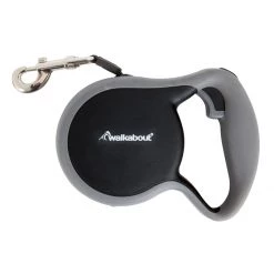 Petmate Walkabout Retractable Leash, 02404, Black