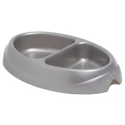 Petmate Ultra Lightweight Double Diner Bowl, 1 Cup per side, 23174 -Pets Sales Store sftp a s assets20200427000000197