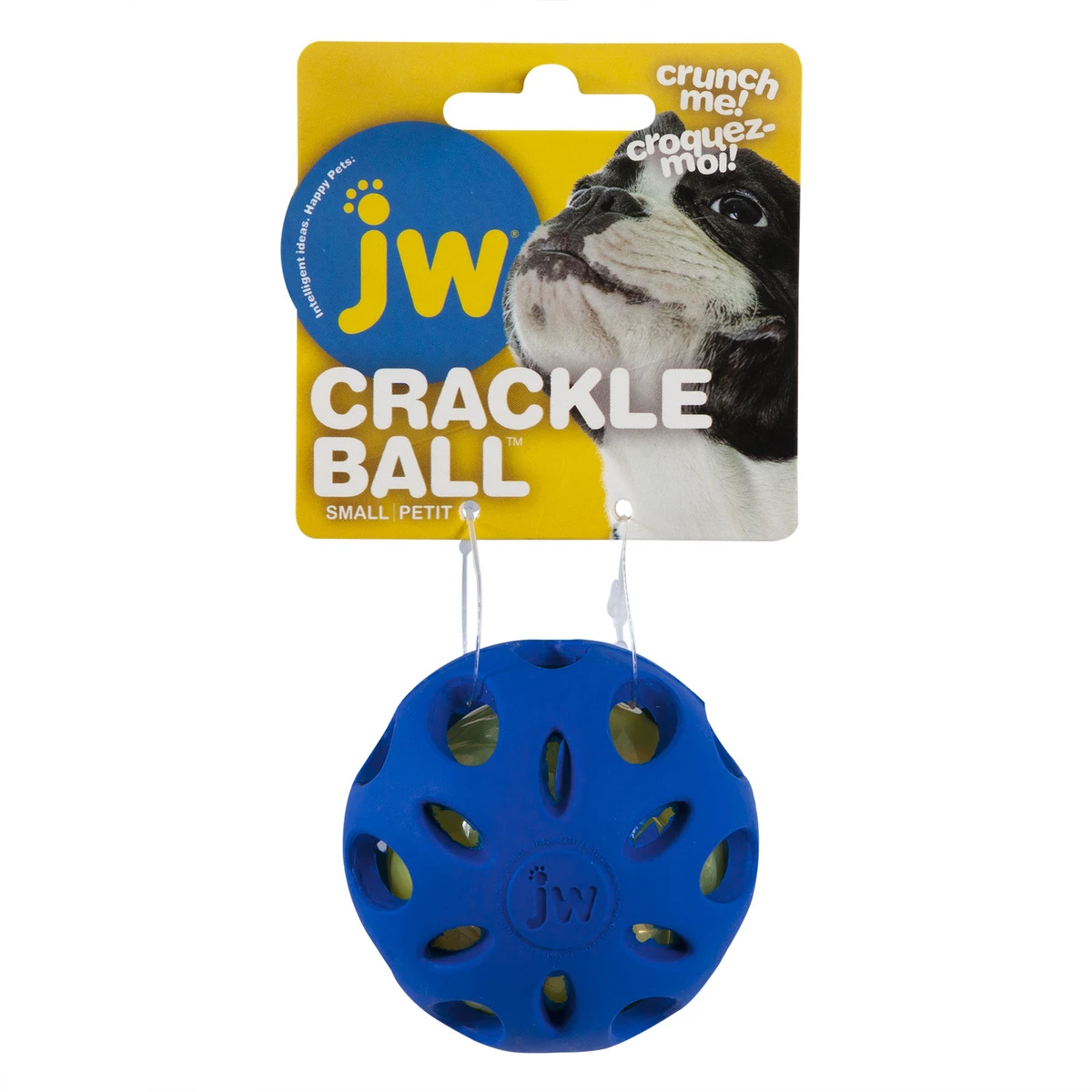 JW Pet Crackle Heads Crackle Ball, Small, 47013 2 JW Pet Crackle Heads Crackle Ball, Small, 47013 - Image 2
