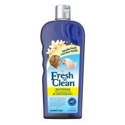 Fresh N Clean Whitening Snowy-Coat Shampoo - Vanilla Scent, 22505, 18 OZ