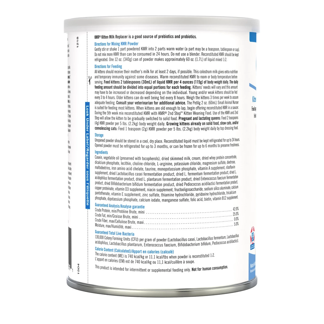 KMR Kitten Milk Replacer Powder, 99511, 12 OZ 2 KMR Kitten Milk Replacer Powder, 99511, 12 OZ - Image 2