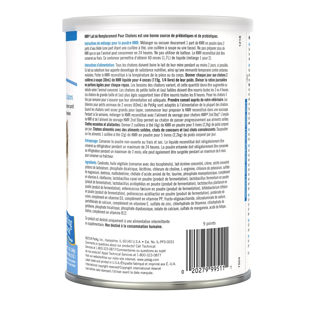 KMR Kitten Milk Replacer Powder, 99511, 12 OZ 3 KMR Kitten Milk Replacer Powder, 99511, 12 OZ - Image 3