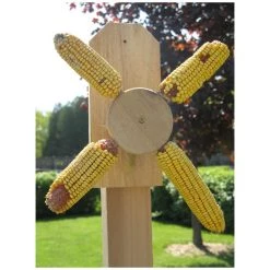 Backyard Boys Woodworking 4 Cob Squirrel Feeder, BBW33