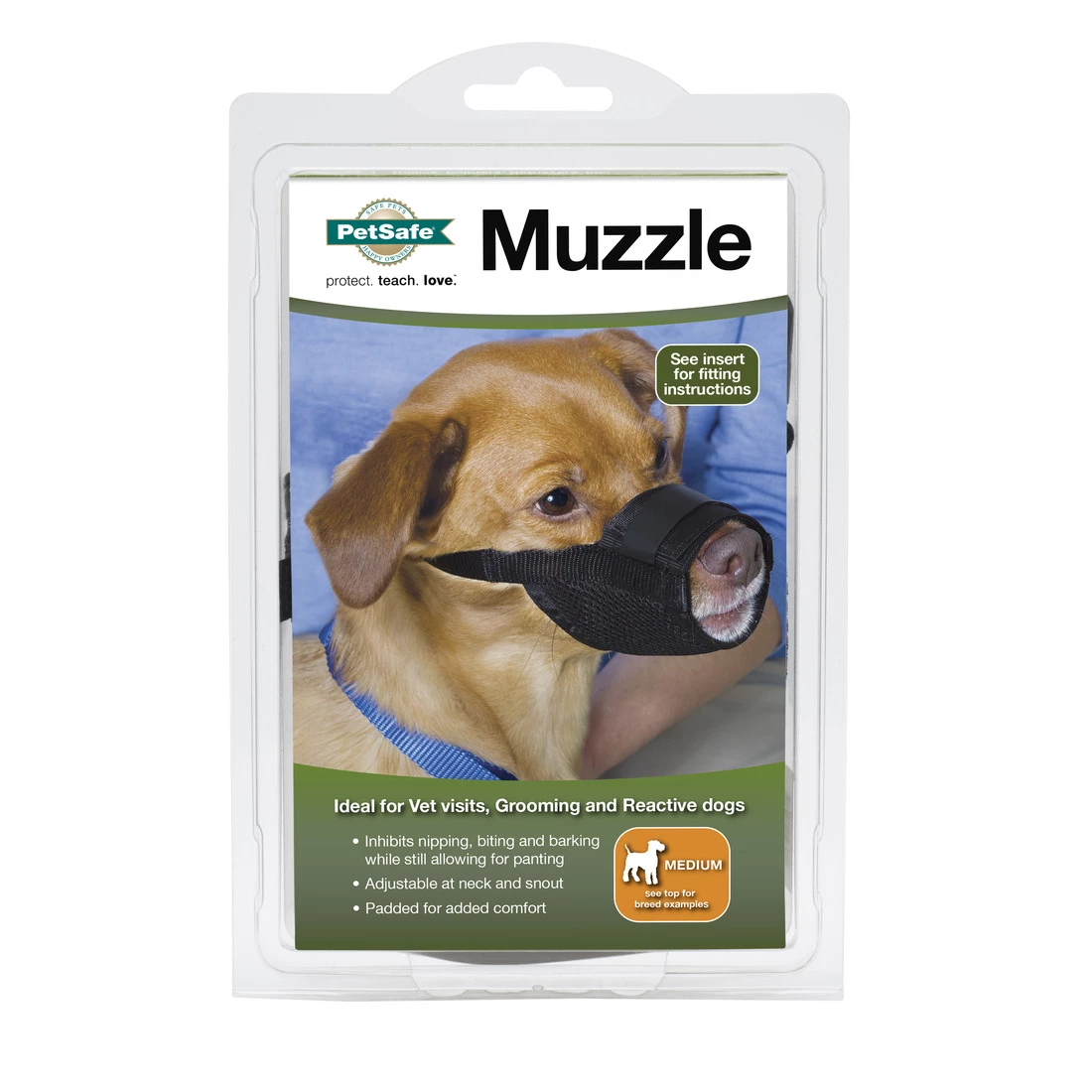 PETSAFE Dog Muzzle, Medium, TMUZ-M-BLK 3 PETSAFE Dog Muzzle, Medium, TMUZ-M-BLK - Image 3