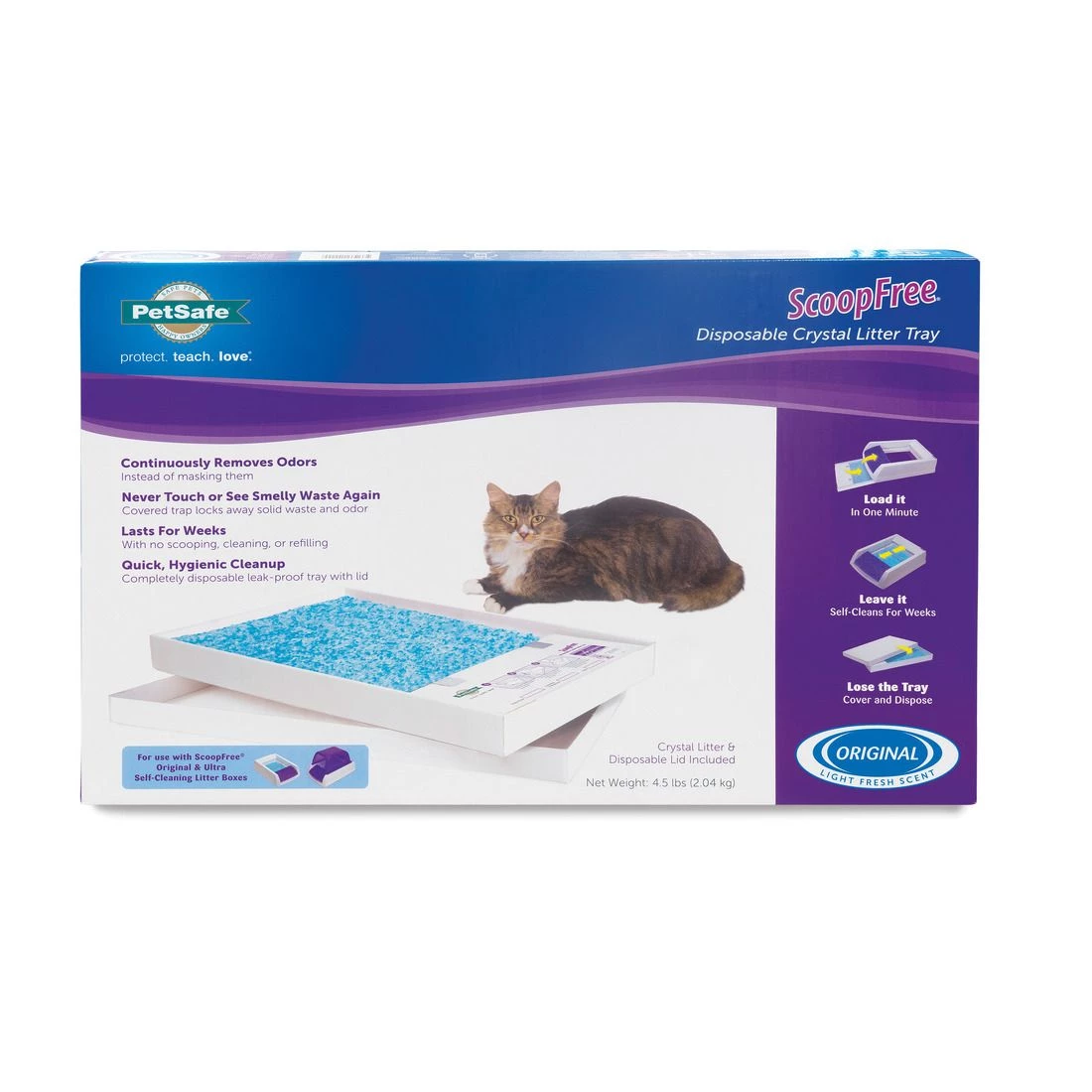 PETSAFE Scoopfree Disposable Crystal Litter Tray, PAC00-14229 2 PETSAFE Scoopfree Disposable Crystal Litter Tray, PAC00-14229 - Image 2