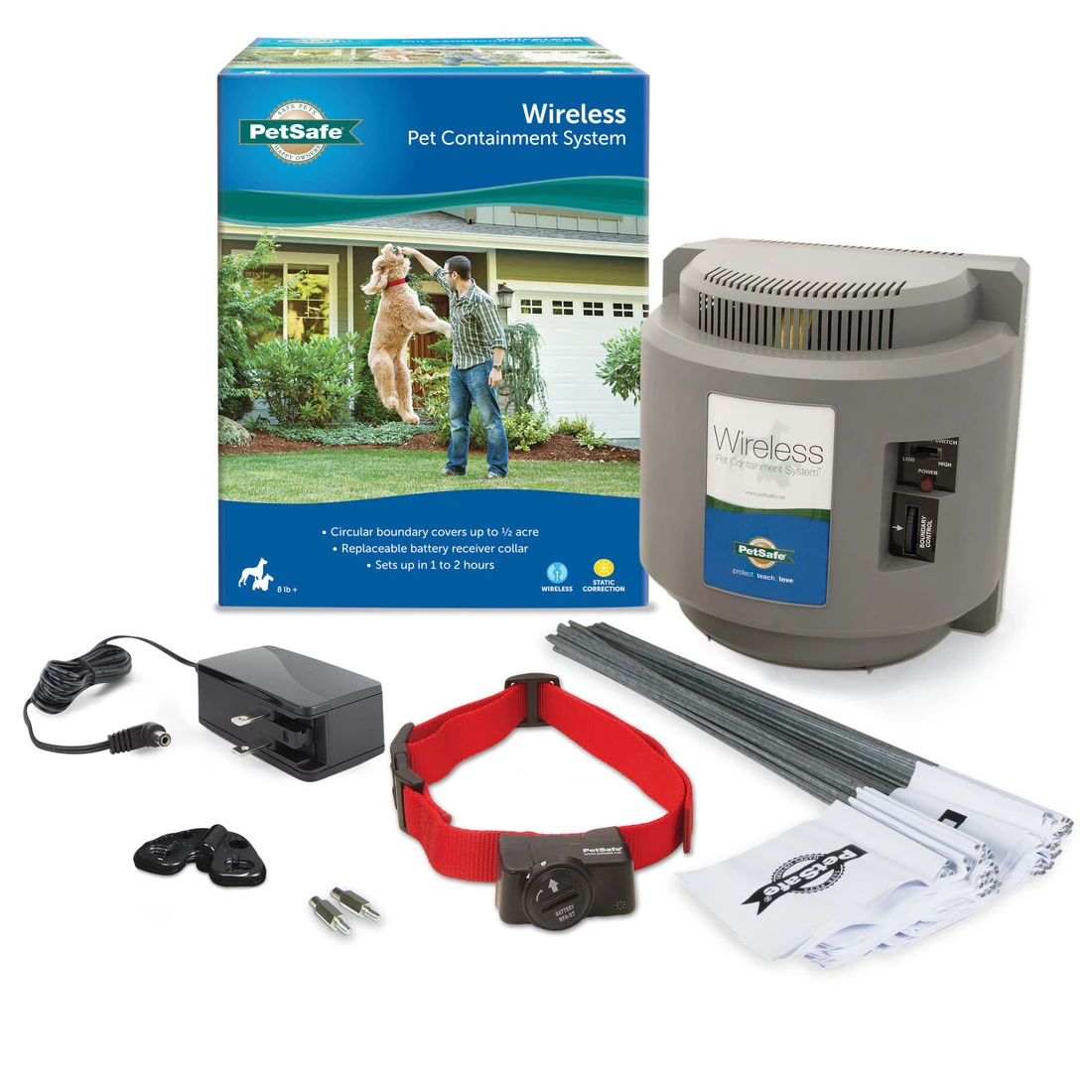PETSAFE Wireless Fence Pet Containment System, PIF-300 1 PETSAFE Wireless Fence Pet Containment System, PIF-300