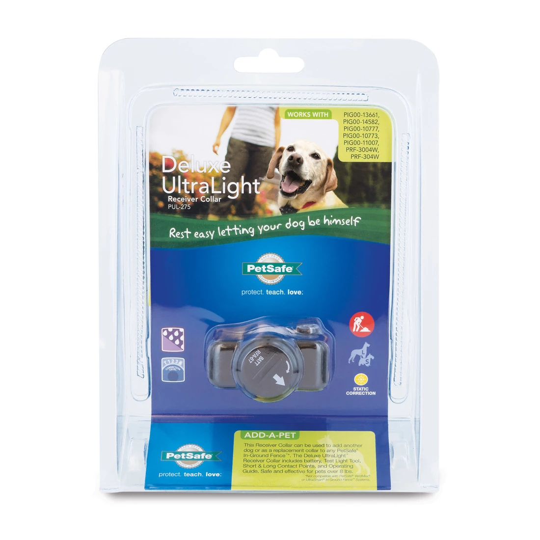PETSAFE Deluxe Ultra Light Receiver Collar, PUL-275 2 PETSAFE Deluxe Ultra Light Receiver Collar, PUL-275 - Image 2