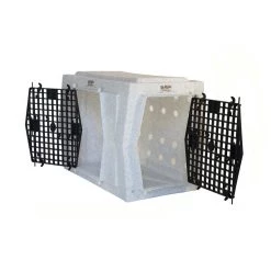 Ruffland Kennels Double Door Dog Kennel, INT DBLD RSE KENNEL ROCKSTONE, Intermediate