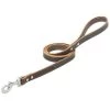 Terrain D.O.G. Bridle Leather Dog Leash, 06-2034-T1-4, Brown / Hurricane Blue, 3/4 IN x 4 FT