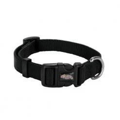 Weaver Pet Prism Snap & Go Adjustable Nylon Dog Collar, 07-0810-BK, Black, 3/4 IN x 13 IN - 19 IN