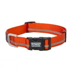 Terrain D.O.G. Reflective Snap-N-Go Adjustable Dog Collar, 07-0855-R3, Orange, 3/4 IN x 9 IN - 13 IN