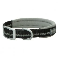 Terrain D.O.G. Reflective Neoprene Lined Dog Collar, 07-0860-R1-17, Black, 3/4 IN x 17 IN