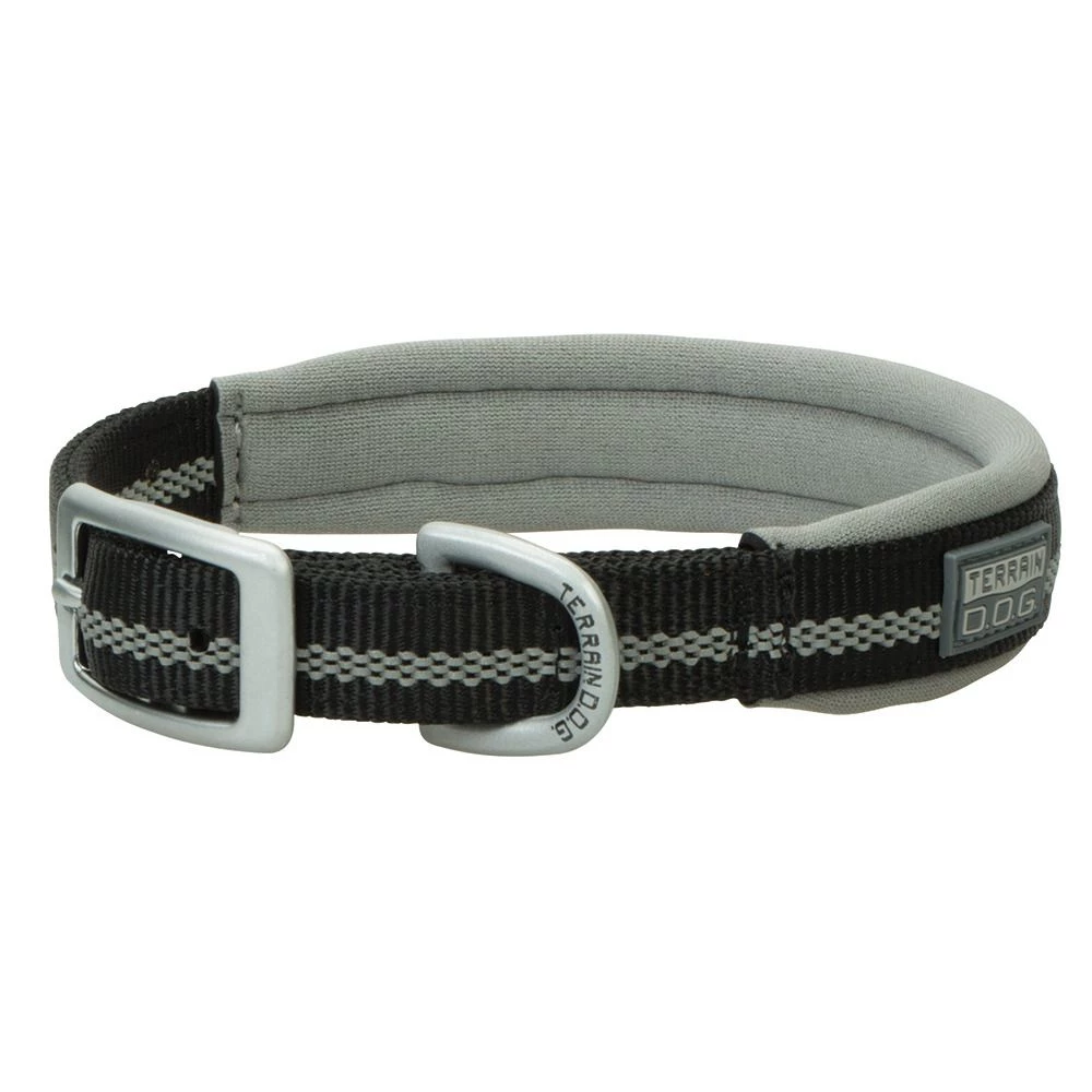 Terrain D.O.G. Reflective Neoprene Lined Dog Collar, 07-0860-R1-17, Black, 3/4 IN x 17 IN 1 Terrain D.O.G. Reflective Neoprene Lined Dog Collar, 07-0860-R1-17, Black, 3/4 IN x 17 IN