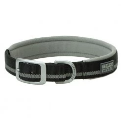 Terrain D.O.G. Reflective Neoprene Lined Dog Collar, 07-0861-R1-23, Black, 1 IN x 23 IN