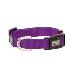 Terrain D.O.G. Nylon Adjustable Snap-N-Go Dog Collar, 07-0885-S11, Purple, Small