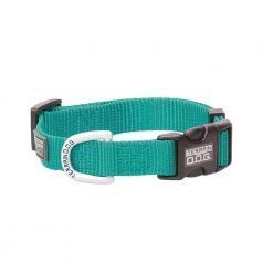 Terrain D.O.G. Nylon Adjustable Snap-N-Go Dog Collar, 07-0885-S8, Mint, Small
