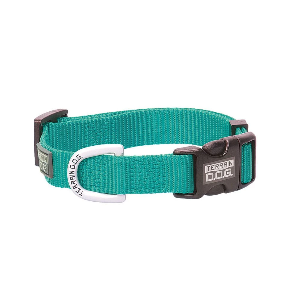 Terrain D.O.G. Nylon Adjustable Snap-N-Go Dog Collar, 07-0886-S8, Mint, Medium 1 Terrain D.O.G. Nylon Adjustable Snap-N-Go Dog Collar, 07-0886-S8, Mint, Medium