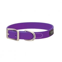 Terrain D.O.G. Brahma Webb Dog Collar, 07-3125-PU-17, Purple, 3/4 IN x 17 IN