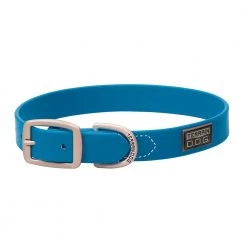 Terrain D.O.G. Brahma Webb Dog Collar, 07-3126-HB-21, Hurricane Blue, 1 IN x 21 IN