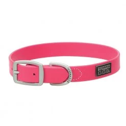 Terrain D.O.G. Brahma Webb Dog Collar, 07-3126-HP-19, Hot Pink, 1 IN x 19 IN