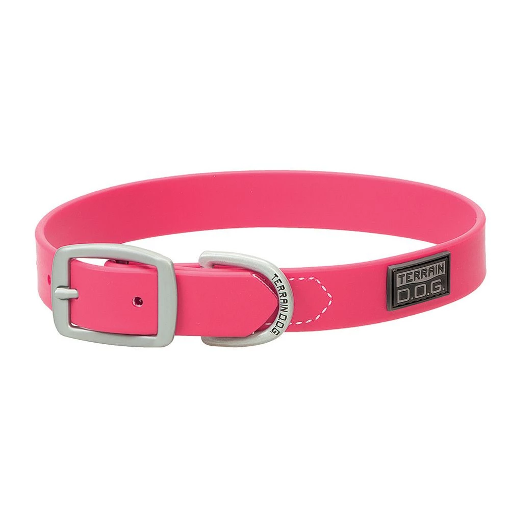 Terrain D.O.G. Brahma Webb Dog Collar, 07-3126-HP-25, Hot Pink, 1 IN x 25 IN 1 Terrain D.O.G. Brahma Webb Dog Collar, 07-3126-HP-25, Hot Pink, 1 IN x 25 IN