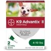 K9 Advantix II Flea, Tick, Mosquito Prevention for Small Dogs 4-10 LB, 2-Doses, 9060556