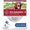 K9 Advantix II Flea, Tick and Mosquito Prevention for X-Large Dogs Over 55 lbs, 2-Doses, 9060983