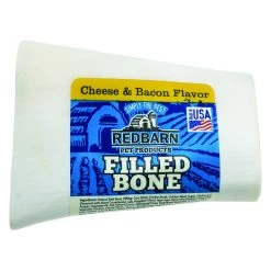Redbarn Filled Dog Bones Natural Long-Lasting Dental Treats Small Cheese N' Bacon, 16526