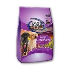 Nutri Source Nutri Source Chicken and Rice Formula Large Breed Dry Puppy Dog Food, 3264002, 30 LB Bag