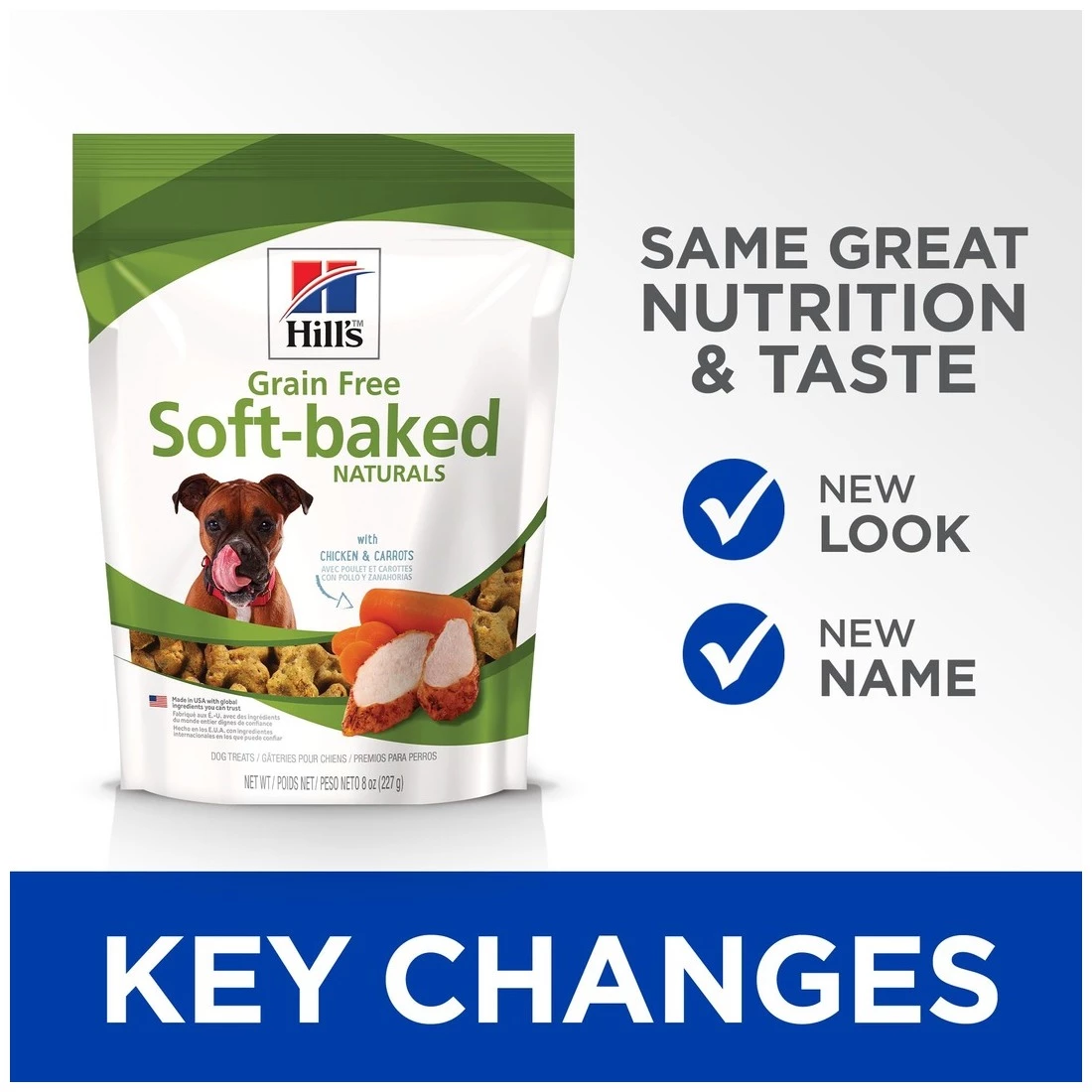 Hill's Science Diet Grain Free Soft-Baked Naturals With Chicken & Carrots Dog Treats, 2448, 8 OZ Bag 2 Hill's Science Diet Grain Free Soft-Baked Naturals With Chicken & Carrots Dog Treats, 2448, 8 OZ Bag - Image 2