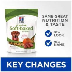 Hill's Science Diet Grain Free Soft-Baked Naturals With Duck & Pumpkin Dog Treats, 2450, 8 OZ Bag -Pets Sales Store sftp a s assets20200930000000057