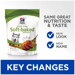 Hill's Science Diet Grain Free Soft-Baked Naturals With Beef & Sweet Potatoes Dog Treats, 2449, 8 OZ Bag -Pets Sales Store sftp a s assets20200930000000067