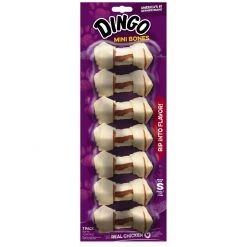 Dingo Mini Chicken Bomes 7-Pack, P-30020, 2.3 OZ