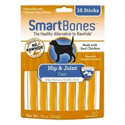 Smartbones Functional Sticks- Hip & Joint 16-Pack, SBFC-02032, 7.9 Oz