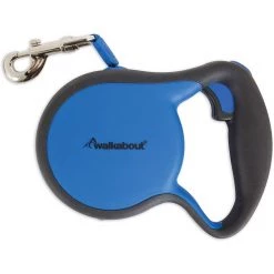 Petmate Walkabout Retractable Leash, 02394, Blue