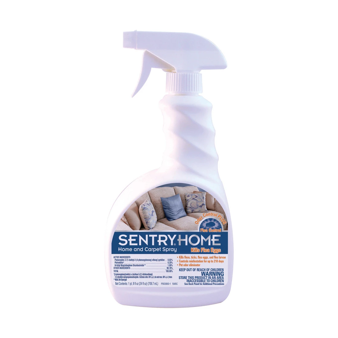 Sentry Home & Carpet Flea & Tick Spray, 02410, 24 OZ 1 Sentry Home & Carpet Flea & Tick Spray, 02410, 24 OZ