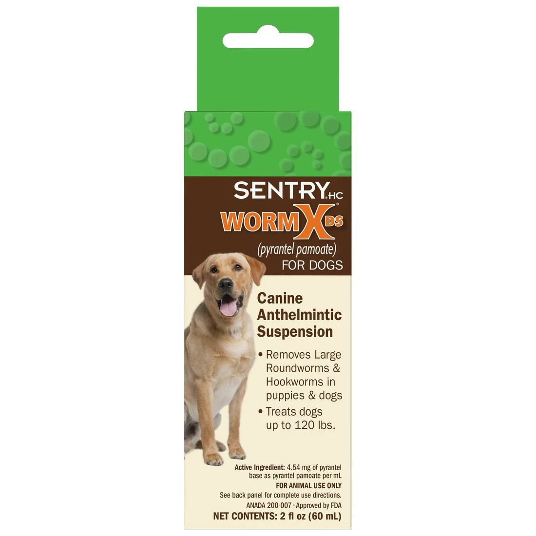 Sentry WormX Canine Anthelmintic Suspension Liquid Wormer Dog, 17500, 2 OZ 1 Sentry WormX Canine Anthelmintic Suspension Liquid Wormer Dog, 17500, 2 OZ