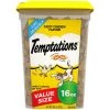 Temptations Classic Crunchy and Soft Cat Treats Tasty Chicken Flavor, 10112726, 16 OZ Tub