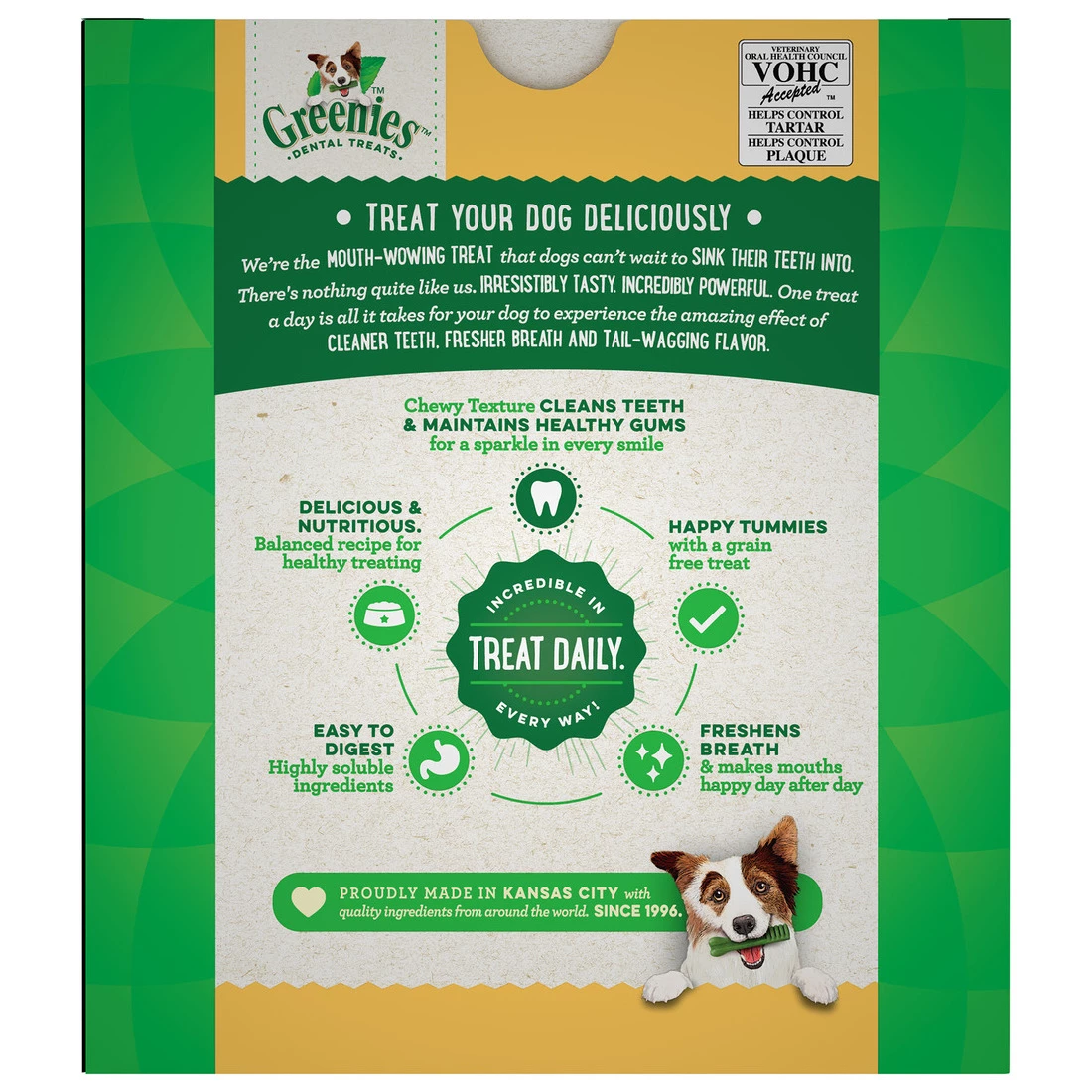 Greenies Grain Free Natural Dog Dental Care Dog Treats for Large Dogs, 10122365, 27 OZ Bag 2 Greenies Grain Free Natural Dog Dental Care Dog Treats for Large Dogs, 10122365, 27 OZ Bag - Image 2