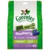 Greenies Natural Dog Dental Care Dog Treats Blueberry Flavor for Teenie Dogs, 10122444, 12 OZ Bag