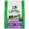 Greenies Natural Dog Dental Care Dog Treats Blueberry Flavor for Large Dogs, 10122450, 12 OZ Bag